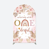 Lofaris Onederful Boho 1st Birthday Semicircle Arch Backdrop